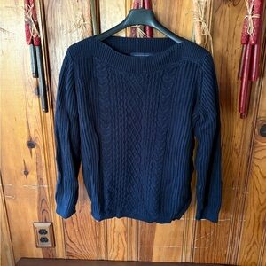 Tommy Hilfiger Dark Blue Cable Knit Sweater XL